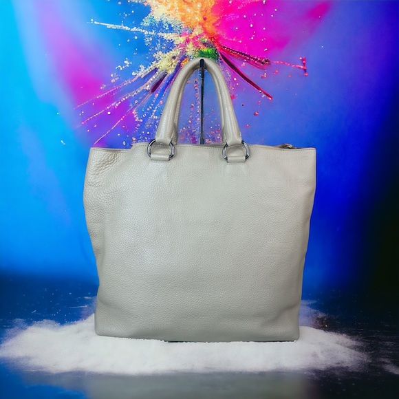 PRADA VITELLO DAINO pebbled leather two way bag - Picture 2 of 13